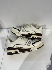 Louis Vuitton by Tyler, the Creator LV Trainer White Mocha - Pre-Owned Size 11 (No original box)