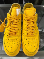 Nike Air Force 1 Low Off-White ICA University Gold - Pre-Owned Size 9 (No original box)