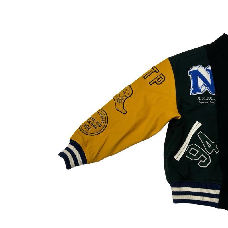Supreme MM6 Maison Margiela Split Varsity Jacket Multicolor - Lightly Used Size M