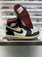 Jordan 1 Retro High Not For Resale Red - Pre-Owned Size 9 (No original box)