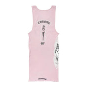 Chrome Hearts x Deadly Doll Rib Art Basel Tank Top Pink