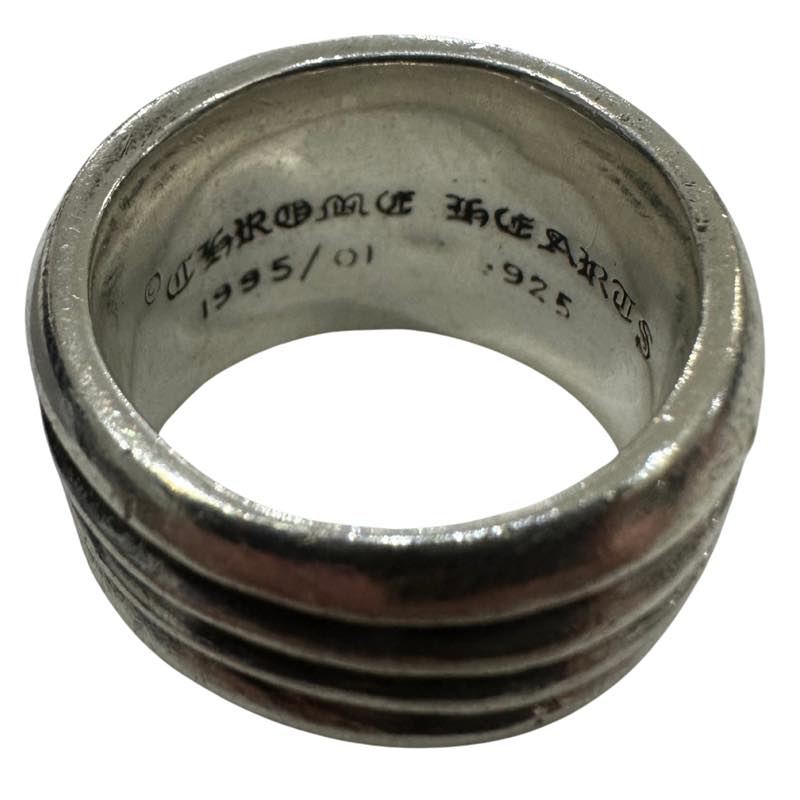 Chrome Hearts Wide Band Dagger Heart Ring - Gently Used