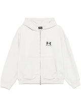 Balenciaga x Under Armour Embroidered Logo Zip-Up Hoodie White