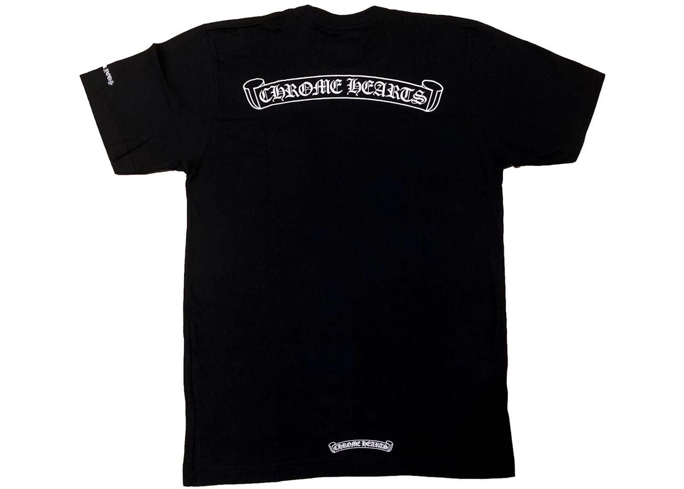 Chrome Hearts Scroll Logo T-Shirt Black - Pre-Owned Size XL