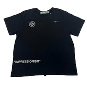 Off-White Stencil Arrow Oversized T-Shirt Black - Pre-Owned Size XXL