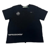 Off-White Stencil Arrow Oversized T-Shirt Black - Pre-Owned Size XXL