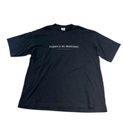 Vetements Fashion Is My Profession T-Shirt Black (Preowned Size L, Fits XXL) - Pre-Owned
