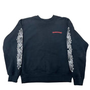 Chrome Hearts Matty Boy Floral Chomper Crewneck Black - Pre-Owned Size L