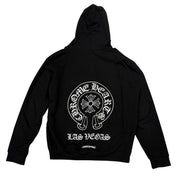 Chrome Hearts Las Vegas Exclusive Horseshoe Zip-Up Hoodie Black - Lightly Pre-Owned Size XL