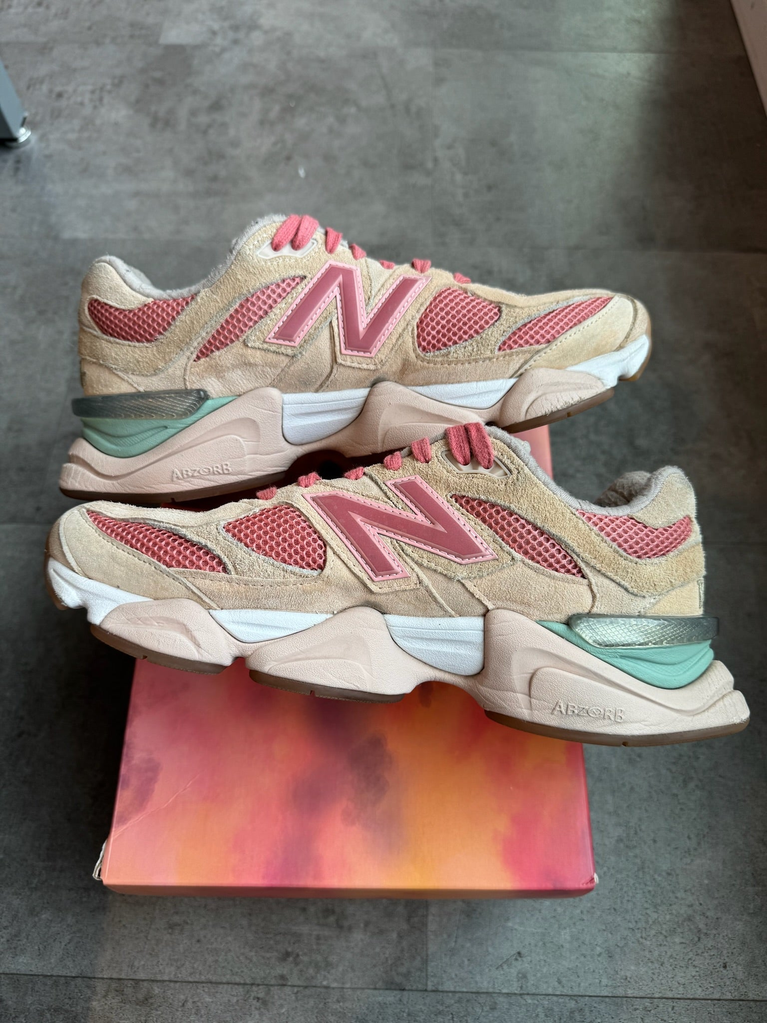 New Balance 9060 Joe Freshgoods Penny Cookie Pink - Pre-Owned Size 9