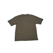 Balenciaga Back Logo T-Shirt Khaki - Pre-Owned Size XS