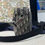 Dior Maxi Safari Bag with Strap Beige Oblique - Lightly Used