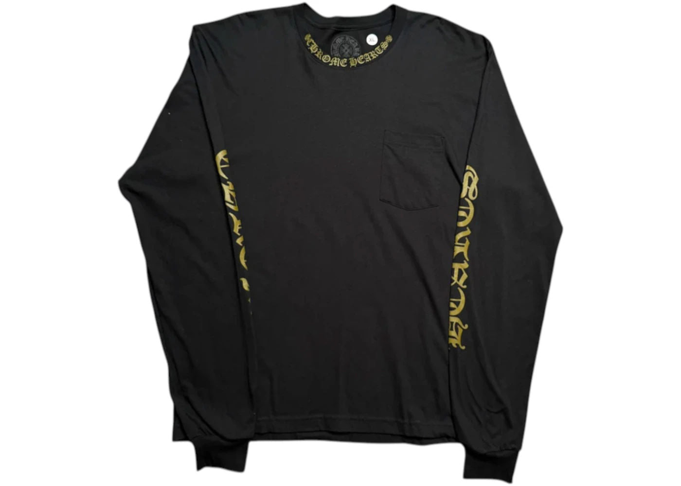 Chrome Hearts Neck Logo L/S T-Shirt Black/Olive