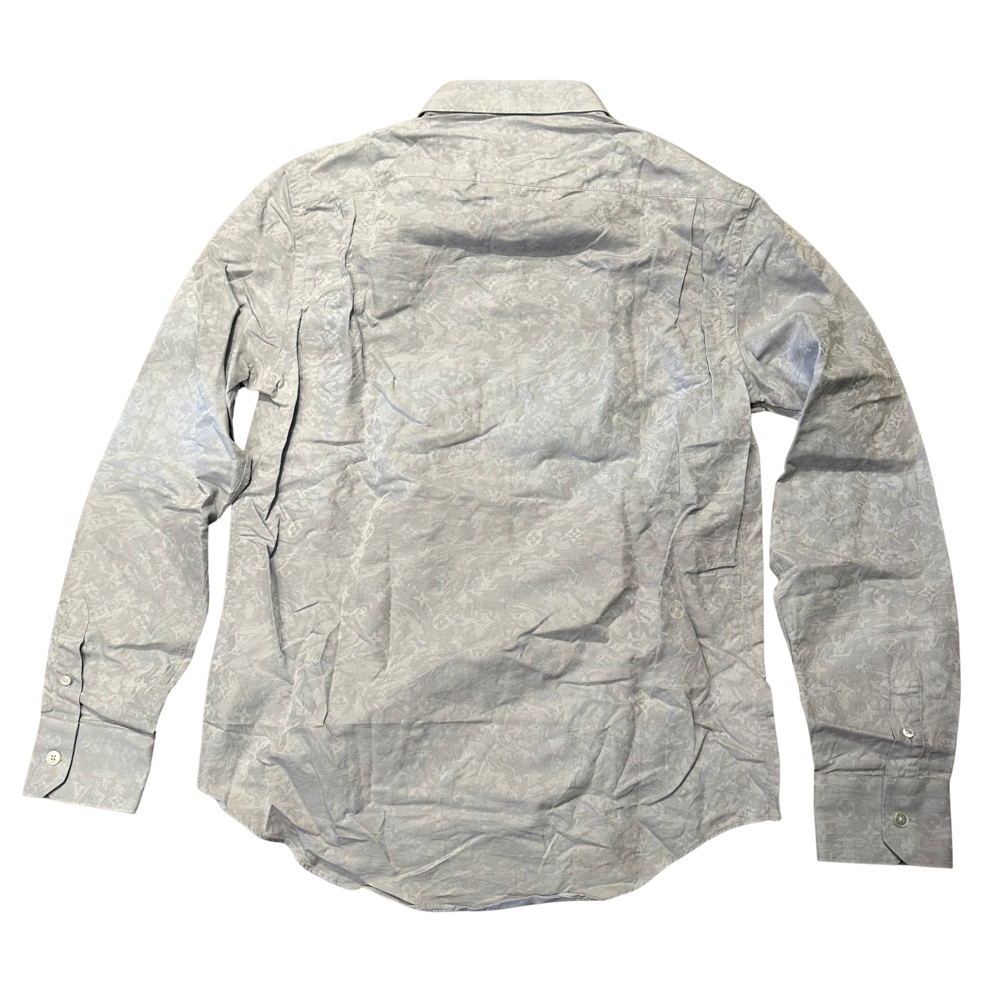 Louis Vuitton Floral Monogram L/S Dress Shirt (Preowned Size M fits L) - Pre-Owned