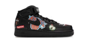 Nike Air Force 1 Mid Supreme NBA Black - Pre-Owned Size 11M (No Box)