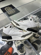 Jordan 3 Retro Free Throw Line White Cement - Pre-Owned Size 8.5 (No original box)