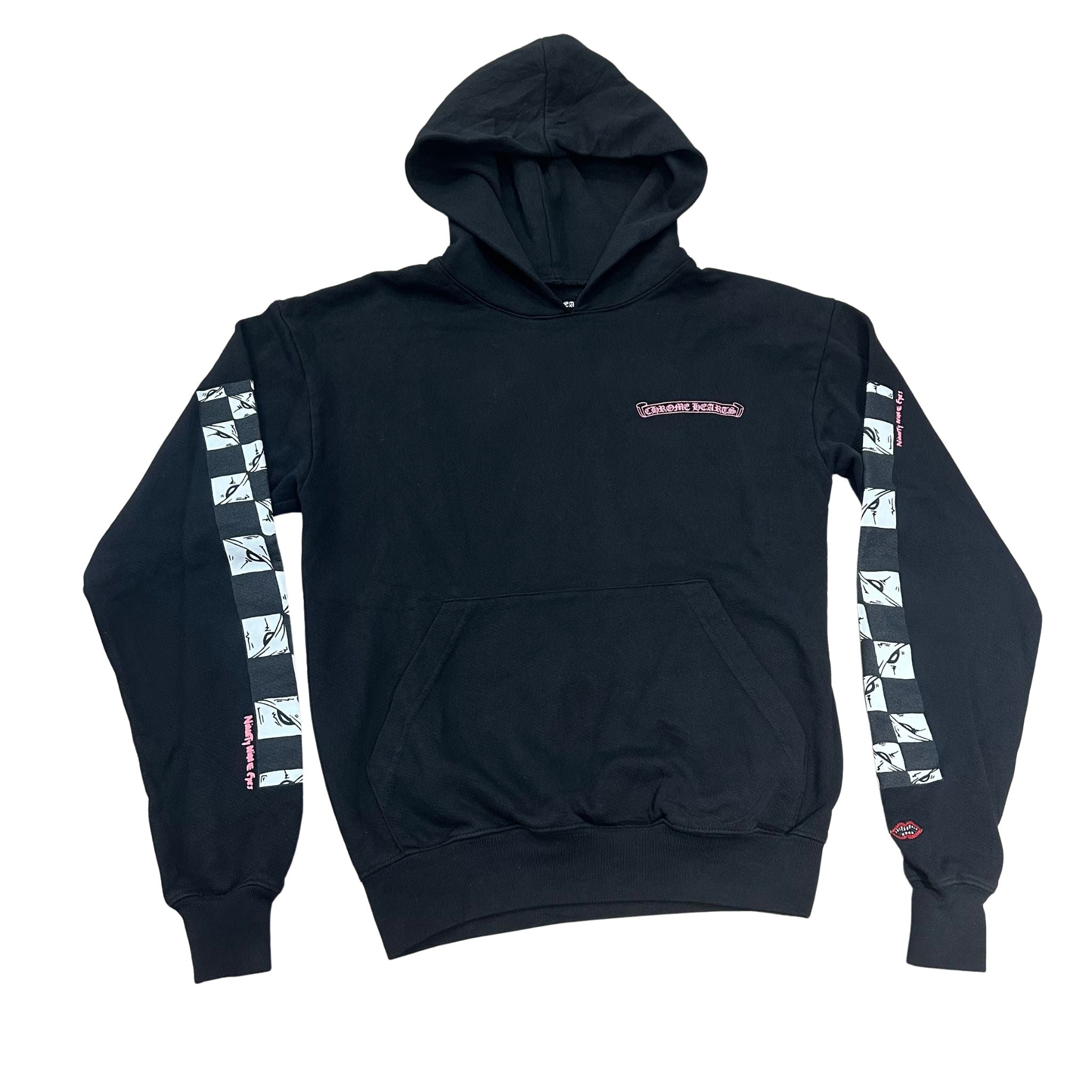 Chrome Hearts Matty Boy Pretense 99 Eyes Pullover Hoodie Black