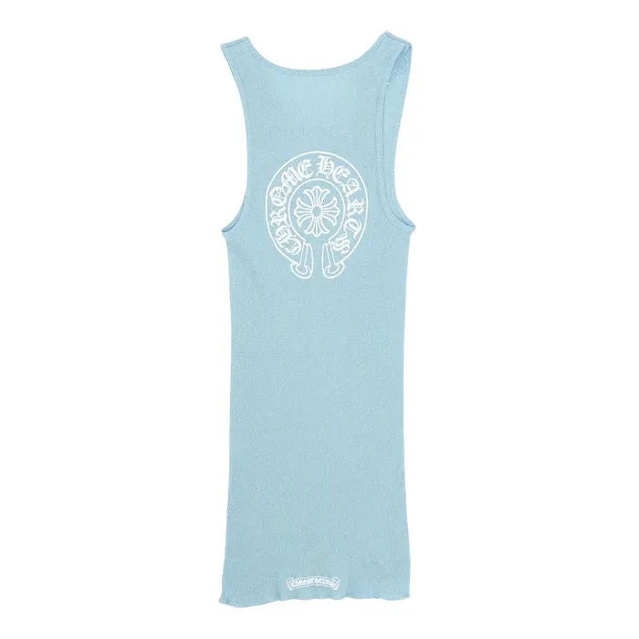 Chrome Hearts Horseshoe Tank Top Blue