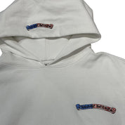 Chrome Hearts Matty Boy American Flag Hoodie White - Pre-Owned Size M