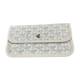Goyard St. Louis Pouch White (Lightly Preowned) - Pre-Owned