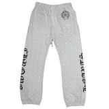 Chrome Hearts All Over Cemetery Sweatpants White - Lightly Used Size L