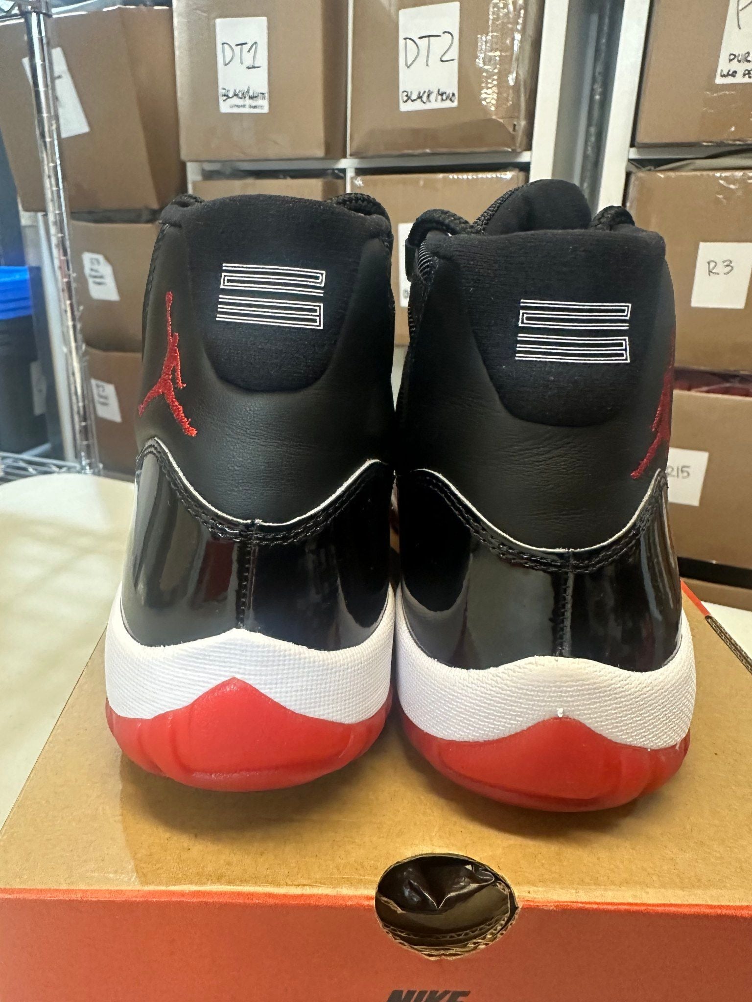 Jordan 11 Retro Playoffs Bred (2019) (Preowned Size 9.5) - Pre-Owned