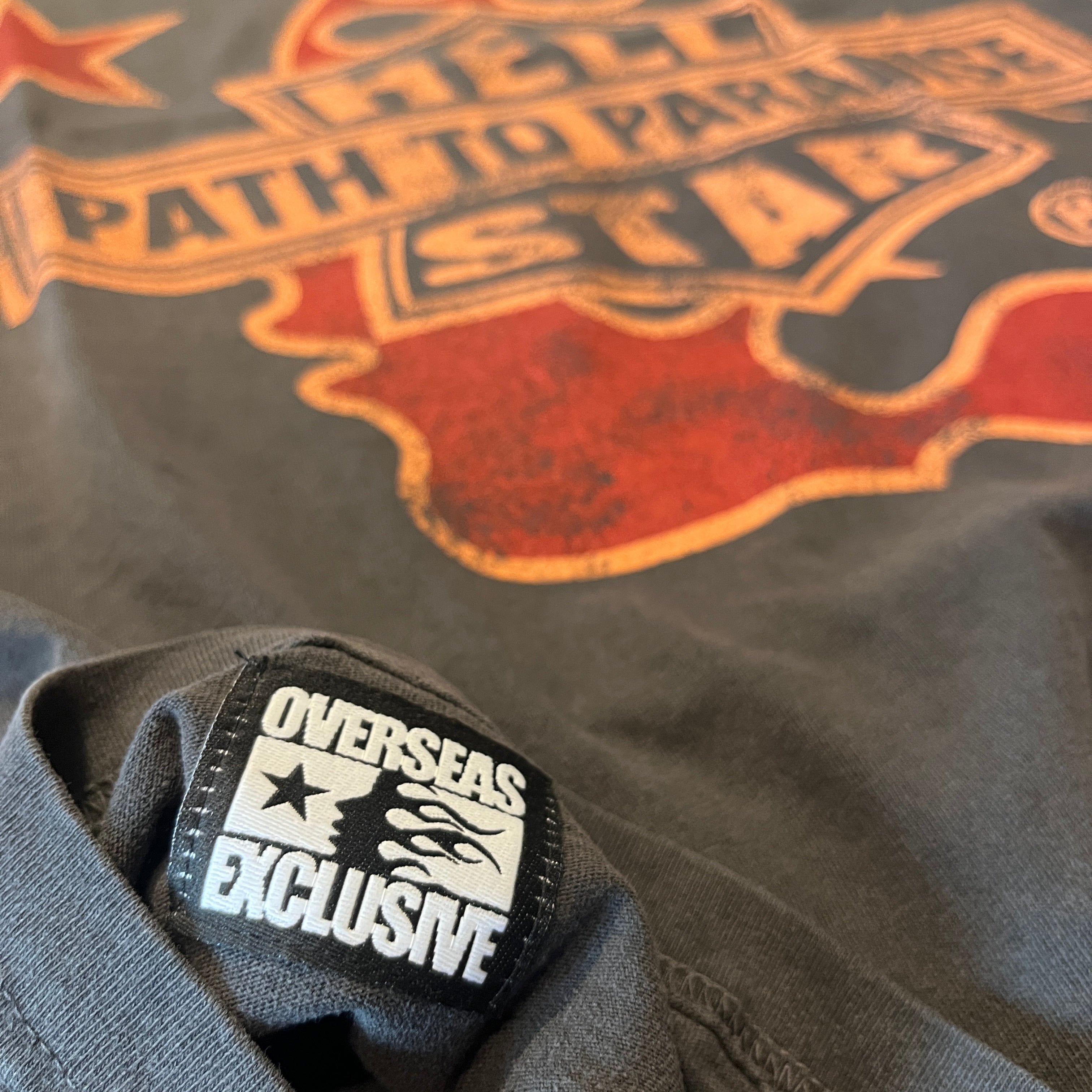 Hellstar Studios Biker Tour Tee Washed Black (OVERSEAS EXCLUSIVE