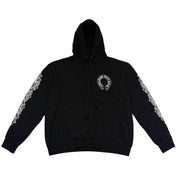 Chrome Hearts Floral Horseshoe Pullover Hoodie Black - Pre-Owned Size L