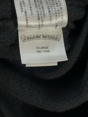 Chrome Hearts Floral Horseshoe Logo Zip Up Hoodie Black - Pre-Owned Size XL