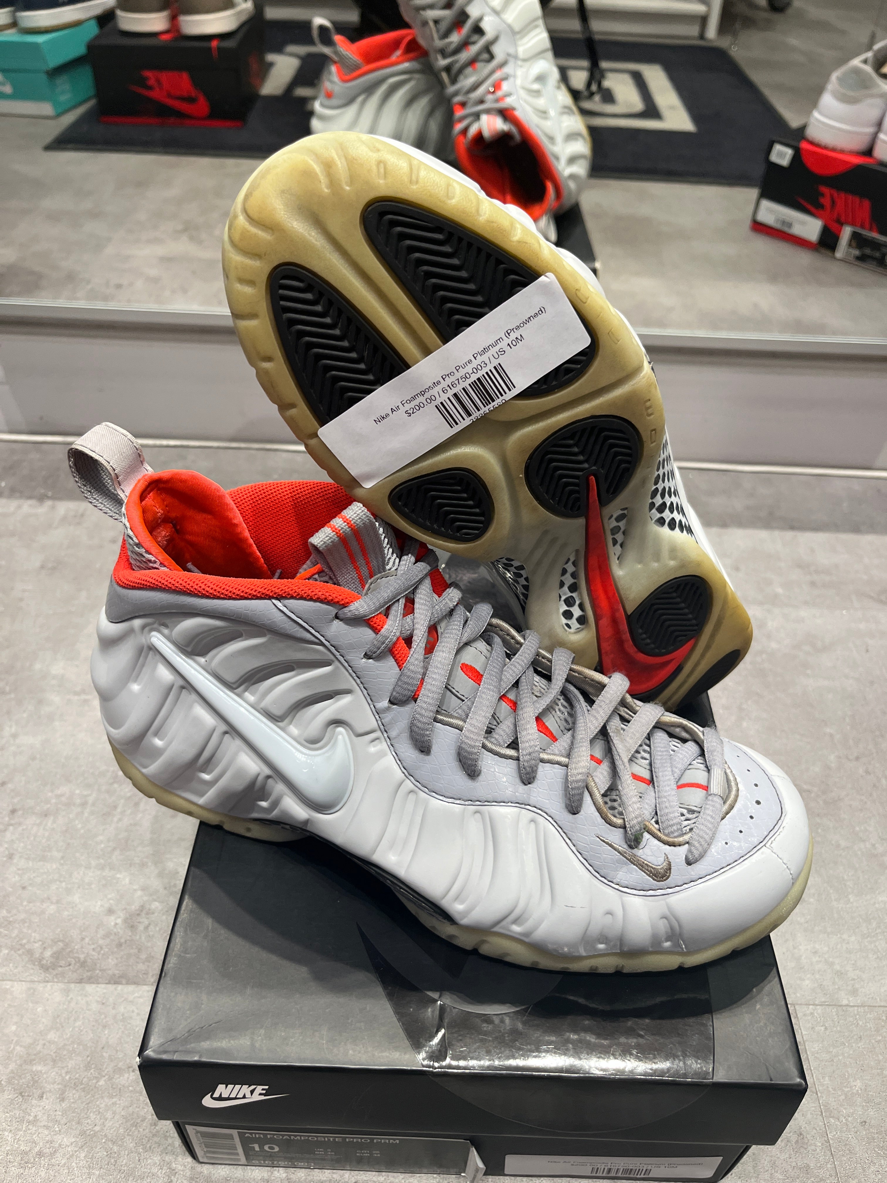 Nike Air Foamposite Pro Pure Platinum (Preowned) – Utopia Shop