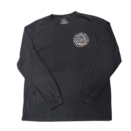 Palace San Swirly L/S T-Shirt Black (Preowned)