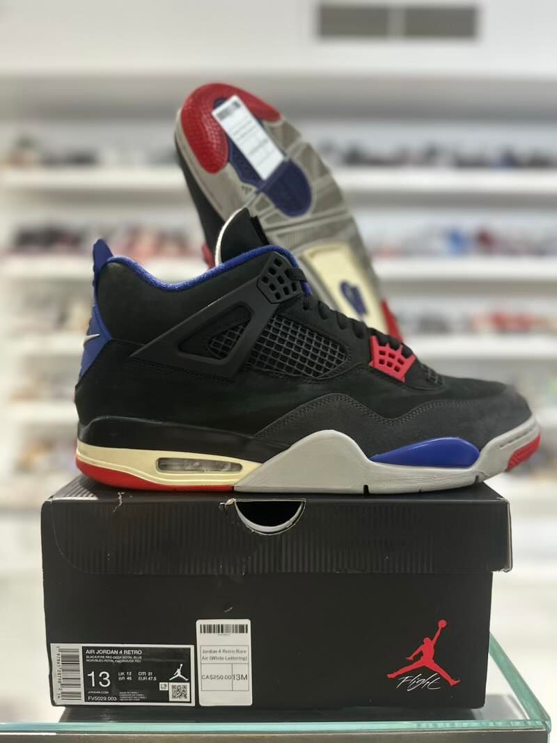 Jordan 4 Retro Rare Air (White Lettering) - Pre-Owned Size 13