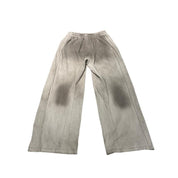 Rivington Roi Rebis Faster Flight Wide-Leg Logo Print Sweatpants Grey - Pre-Owned Size XL