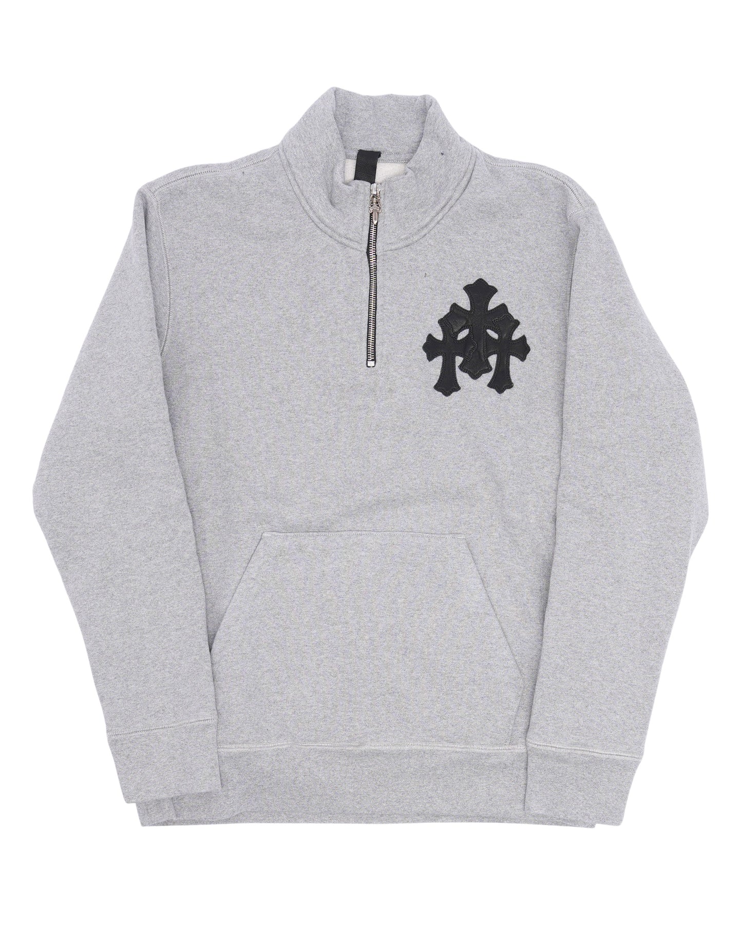 Chrome Hearts Paper Jam Quarter Zip Grey