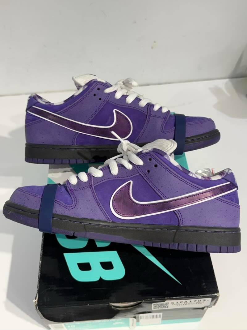 Nike SB Dunk Low Concepts Purple Lobster - Lightly Used size 10