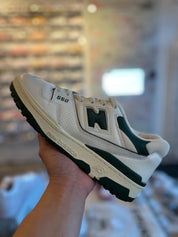 New Balance 550 Aime Leon Dore White Green (Preowned Size 8.5) - Pre-Owned