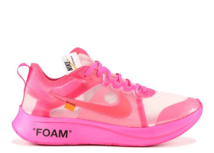 Nike Zoom Fly SP Off-White Tulip Pink - Pre-Owned Size 8.5