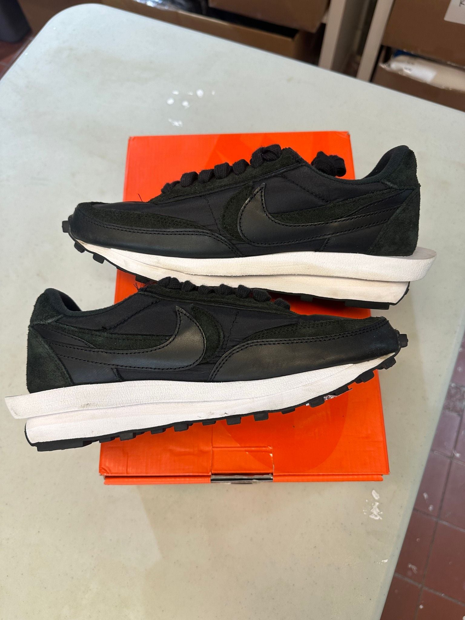 Nike LD Waffle sacai Black Nylon (Preowned Size 8.5) - Pre-Owned