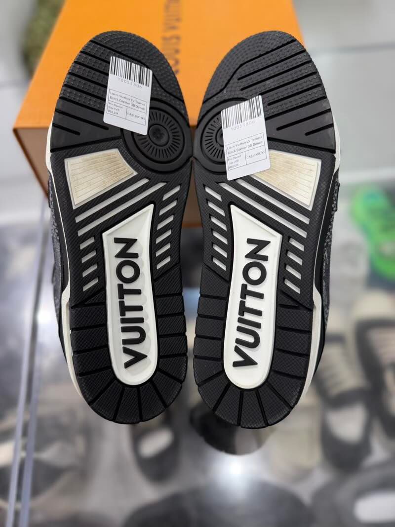 Louis Vuitton LV Trainer Black Damier 3D Denim - Pre-Owned Size LV7/ US8.5M