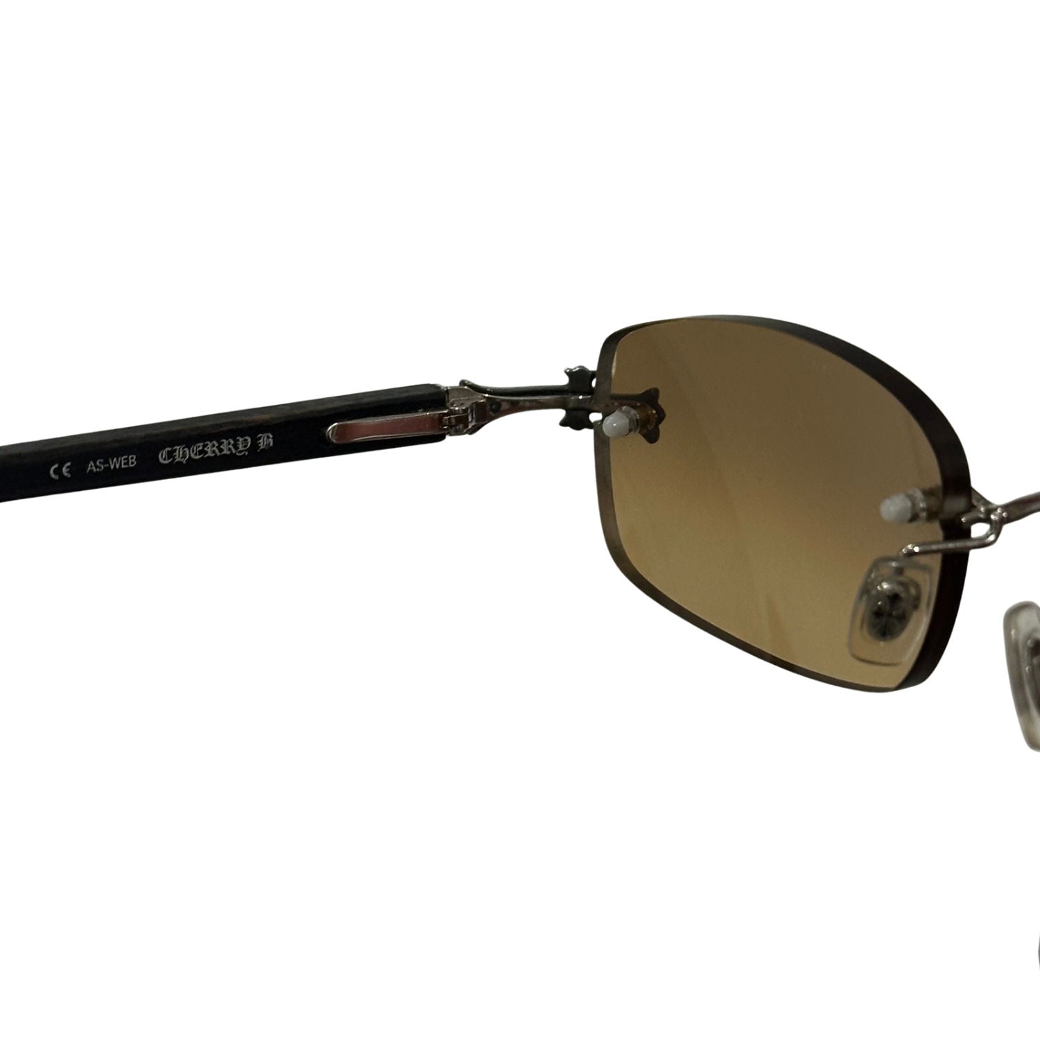 Chrome Hearts Cherry B Ebony Wood Sunglasses - Gently Used