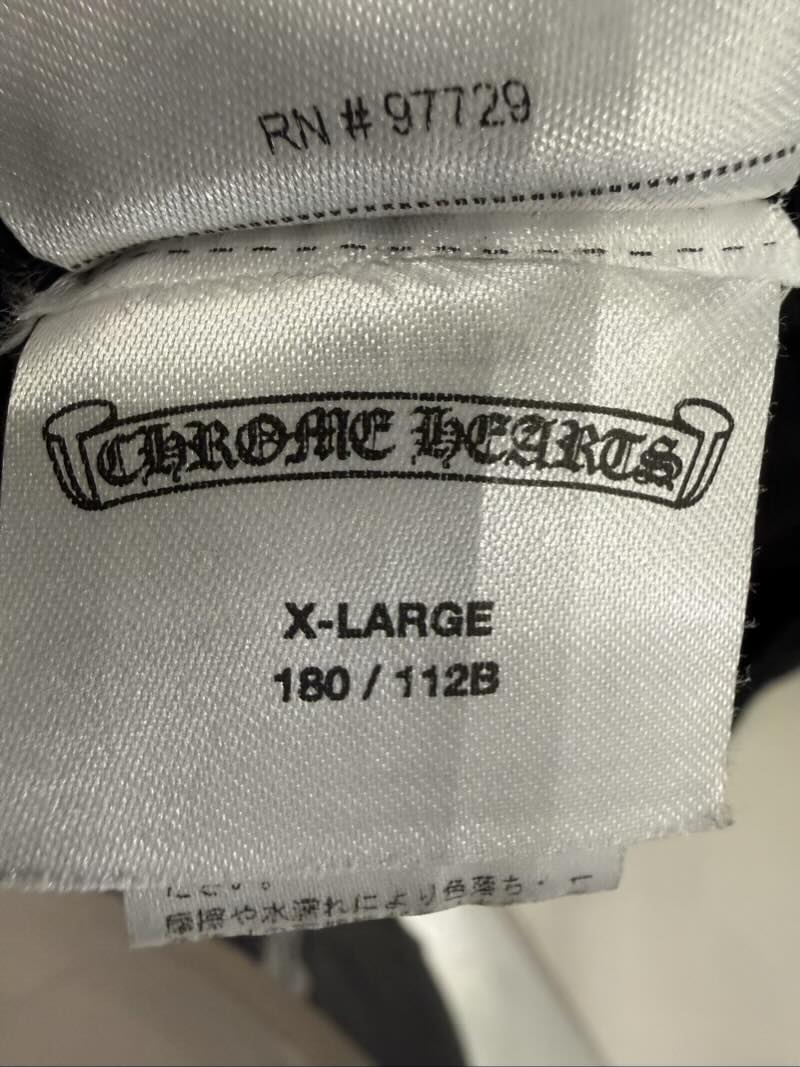 Chrome Hearts Neck Logo L/S T-Shirt Black/Blue - Pre-Owned Size XL