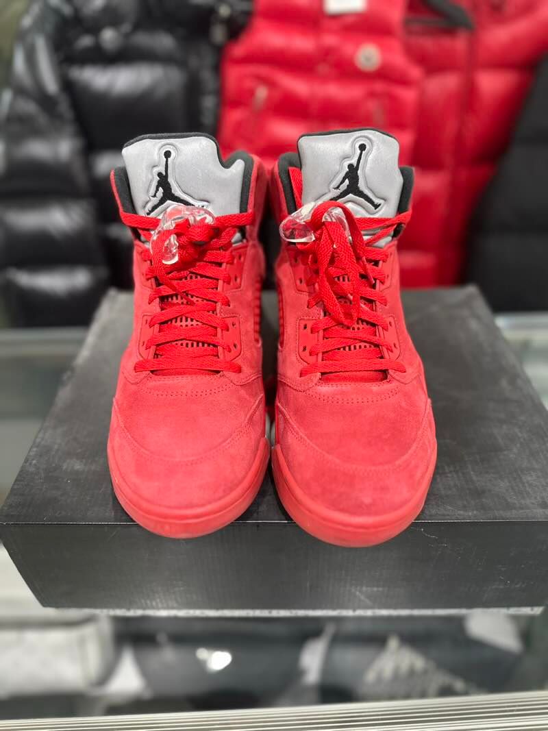 Jordan 5 Retro Red Suede - Pre-Owned Size 10.5