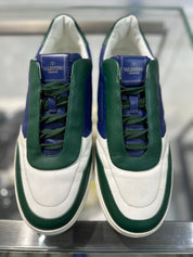 Valentino Tricolor Lace Studded Crew Sneaker - Pre-Owned Size 42 (No original box)