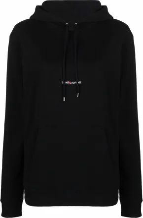 Saint Laurent Small Centre Logo Hoodie - Pre-Owned Size M