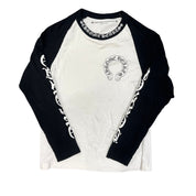Chrome Hearts Baseball Tee Black White - Lightly Used Size M