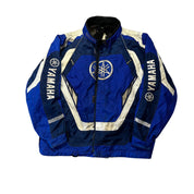 Vintage Yamaha Motorcycle Jacket Blue/White