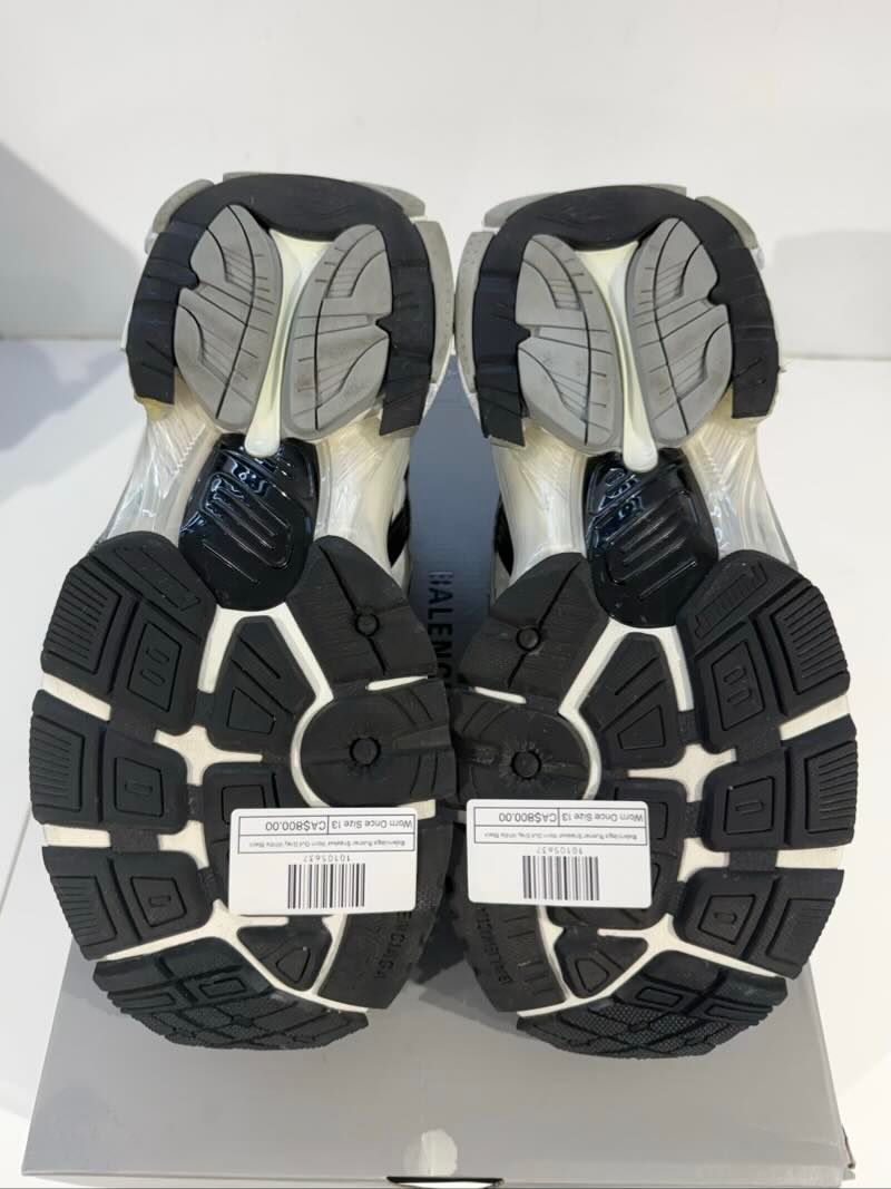 Balenciaga Runner Sneaker Worn Out Grey White Black - Worn Once Size 13