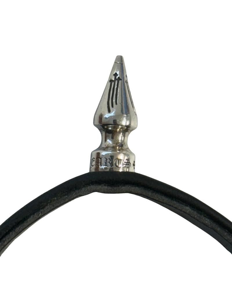 Chrome Hearts Spike Leather Bracelet - Lightly Pre-Owned