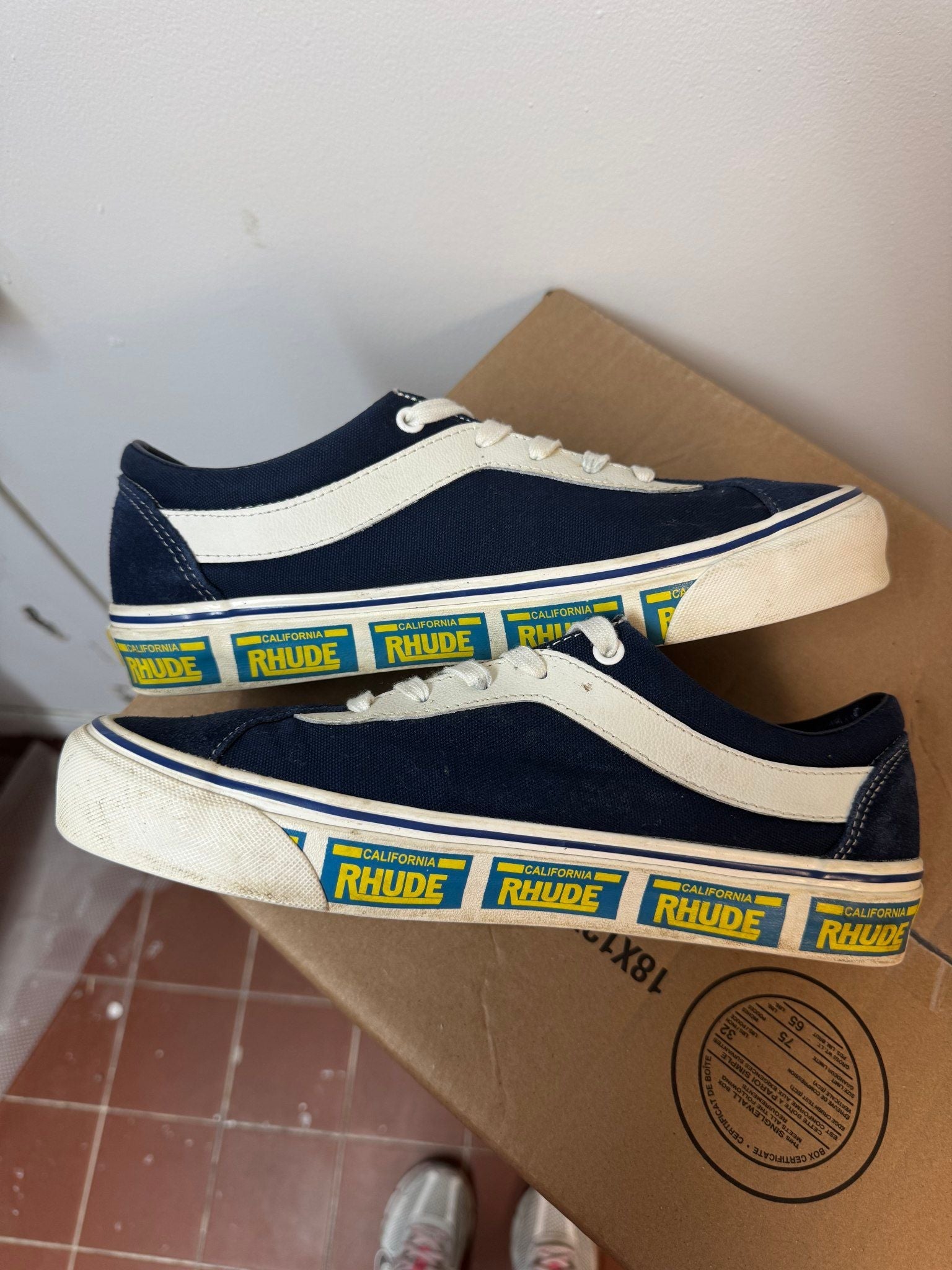 Vans Bold Ni Rhude Navy - Pre-Owned Size 9 (No original box)