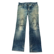 Chrome Hearts Fleur Knee Denim Jeans (Project Size 31) - Pre-Owned